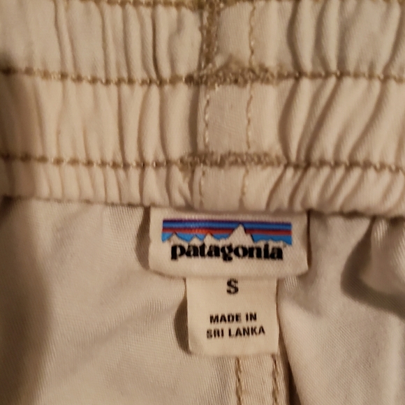 Patagonia Men's Funhoggers 100% Cotton Undyed Natural Shorts Size:Sm - Picture 11 of 13